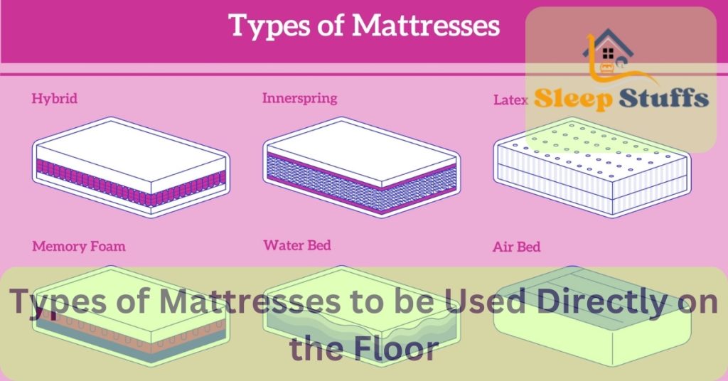 Types of Mattresses to be Used Directly on the Floor