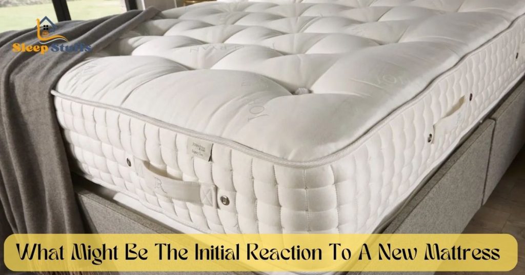 What Might Be The Initial Reaction To A New Mattress