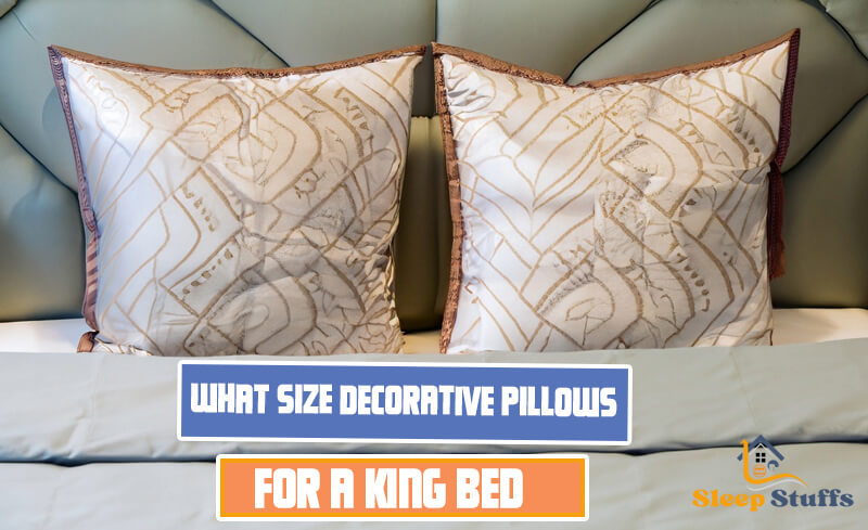 decorative pillows for a king bed