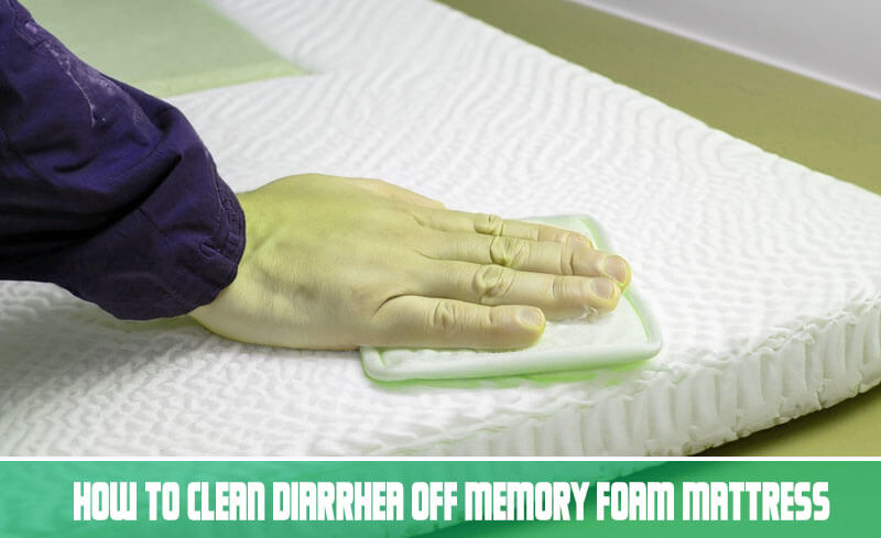How to clean diarrhea off memory foam mattress